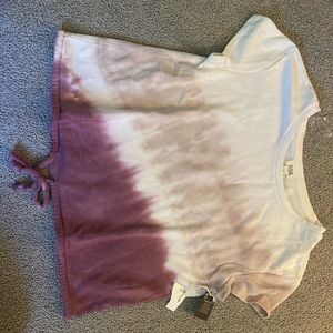 Hand dyed crop top size small.